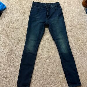 Express Women's Midnight Blue Skinny Jeans